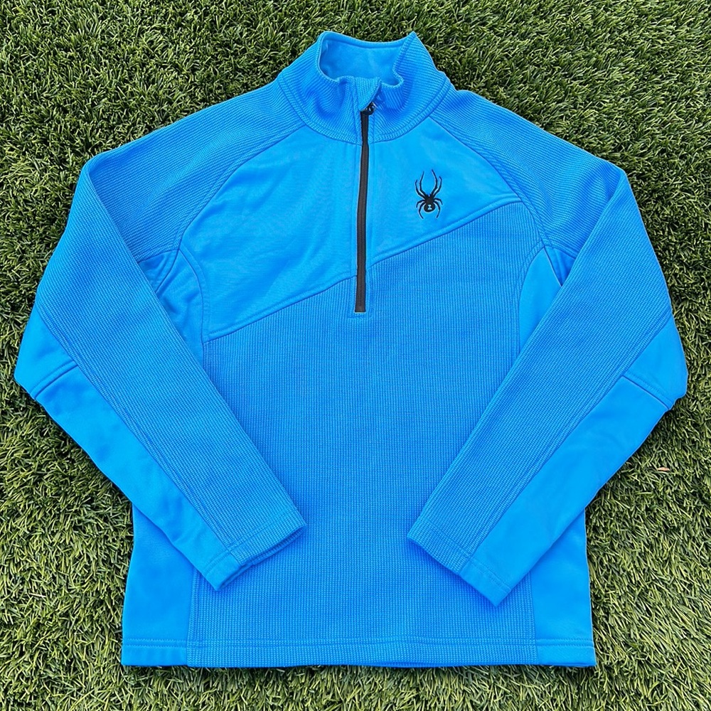 SPYDER SKI SNOWBOARD PULLOVER, JACKET, QUARTER LAYER - NWOT - SNOW, VACATION!